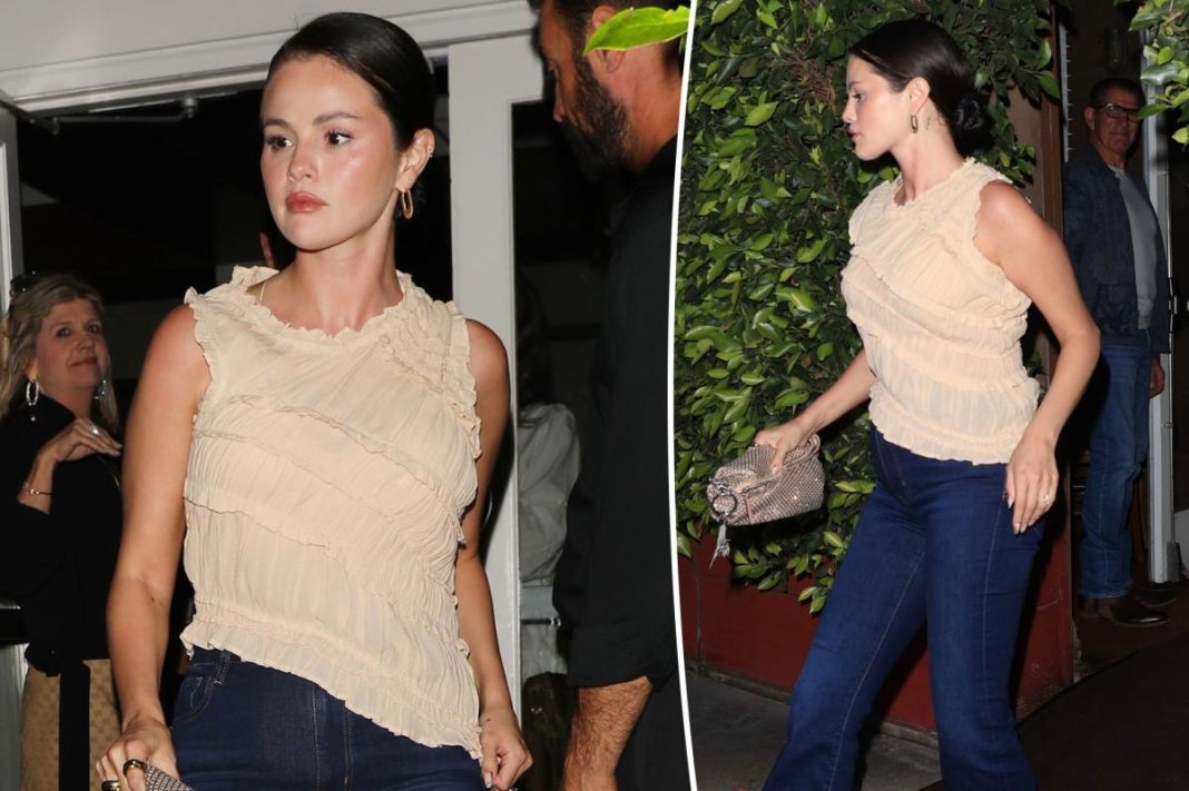 Selena Gomez’s sweet ruffled top is under $80 — and somehow still in stock