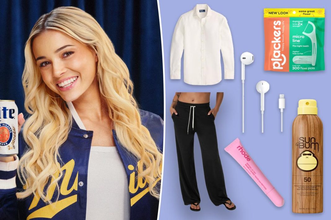 Livvy Dunne talks ‘Baywatch,’ beer and borrowing her boyfriend’s shirts