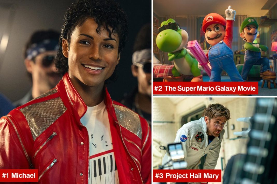 Michael Jackson biopic moonwalks to the top of the box office