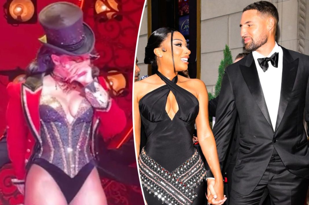 Megan Thee Stallion breaks down in tears during ‘Moulin Rouge’ Broadway performance after Klay Thompson split