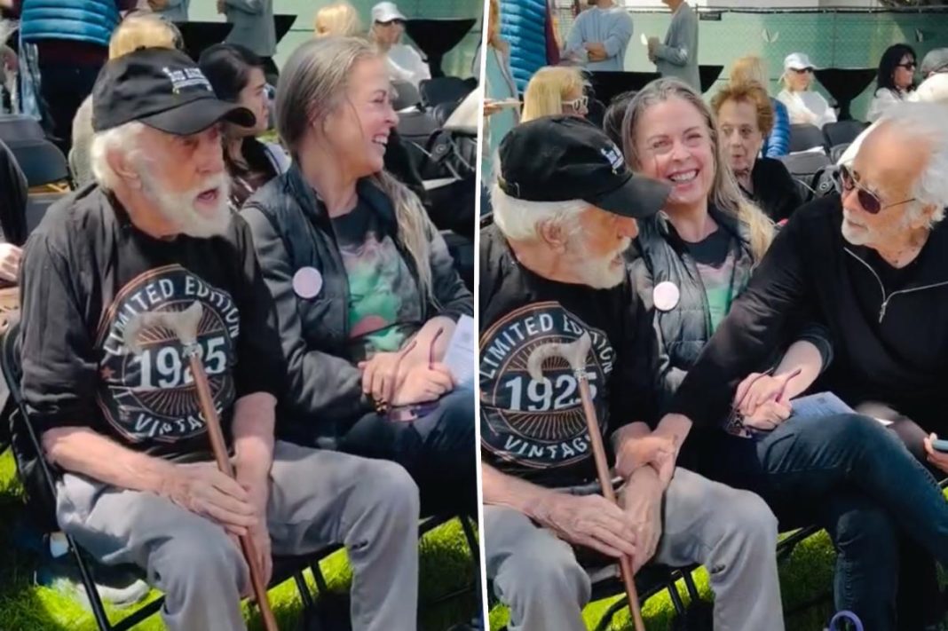 Dick Van Dyke, 100, spotted dancing and laughing at Malibu event alongside wife Arlene Silver