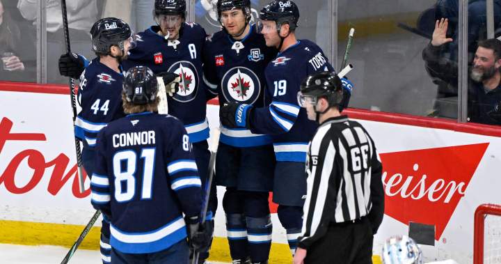 Power play roars to life as Winnipeg Jets down Kraken 6-2