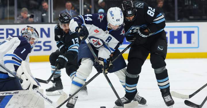 Winnipeg Jets drop final road game of season 5-3 in Utah