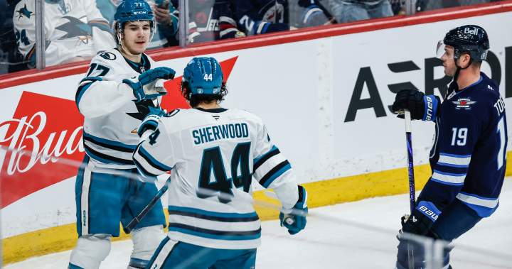 Disappointing season ends for Winnipeg Jets with 6-1 loss to Sharks
