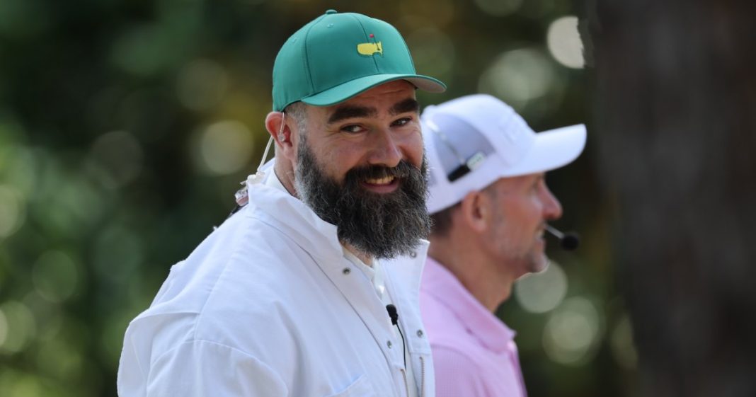Jason Kelce Took Over the Masters Broadcast — And Golf Fans Weren’t Happy