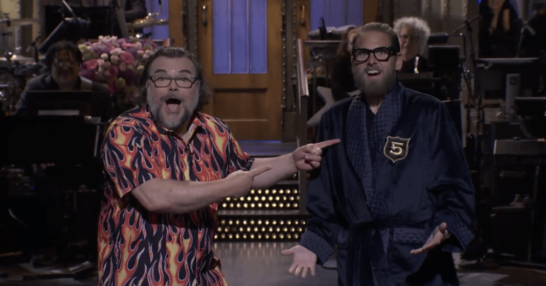 Jonah Hill and Tina Fey Crash Jack Black’s ‘SNL’ 5-Timers Club Induction
