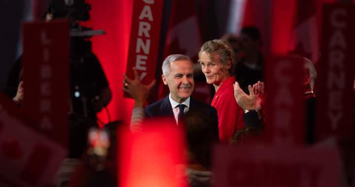 Liberals huddle for policy convention with Carney on verge of majority