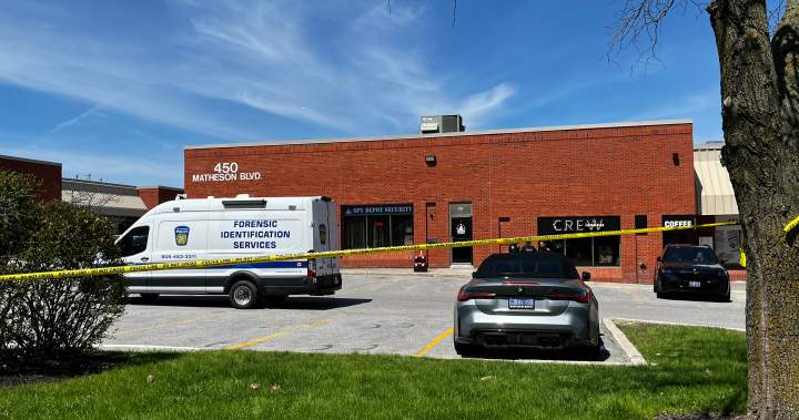 Man in his 70s arrested after body found outside Mississauga business