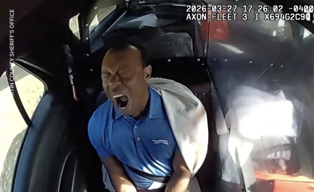 New police bodycam footage captures the aftermath of Tiger Woods