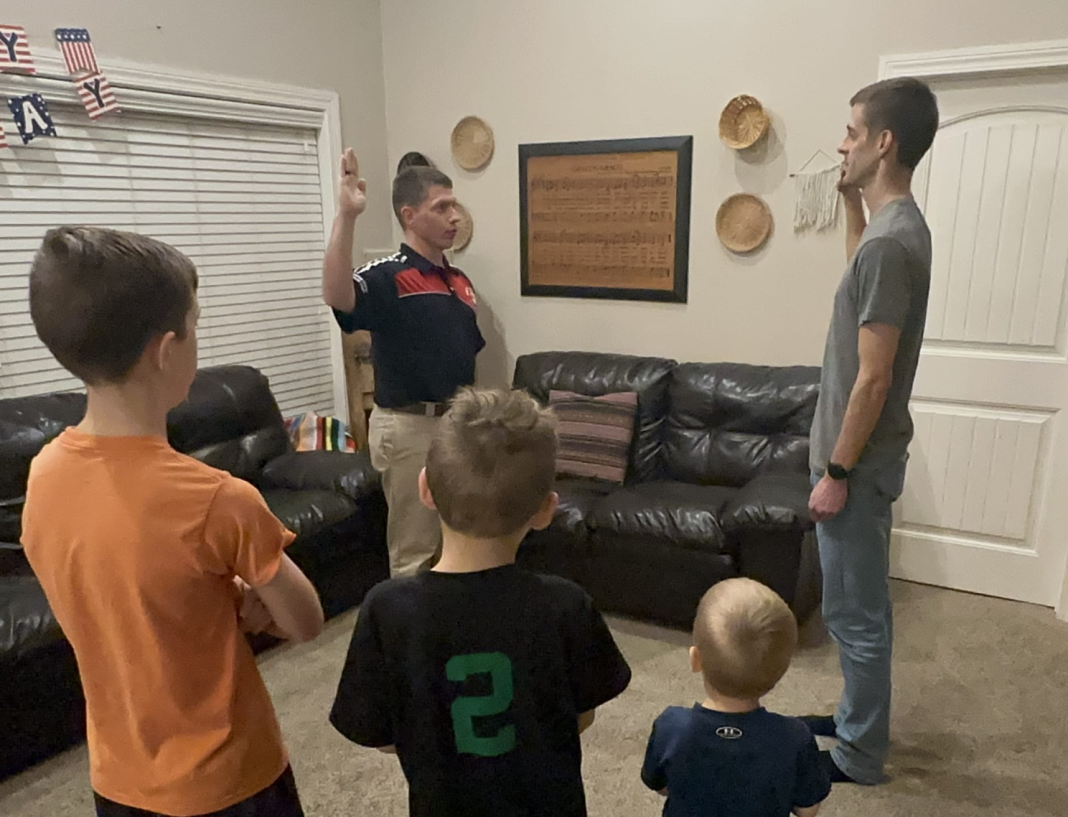 Derick Dillard has officially joined the Marine Corps.