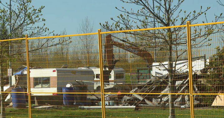 B.C. government clears Abbotsford rest stop homeless encampment