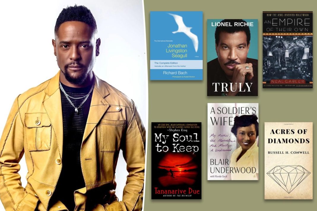 Blair Underwood shares his six favorite books