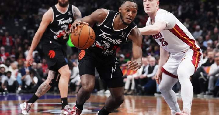 Raps’ Quickley misses Game 1 against Cavs