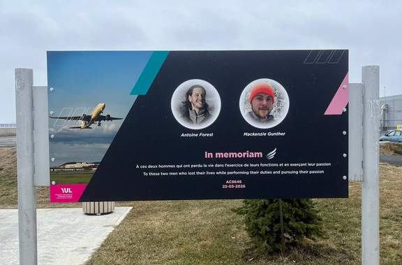 Montreal airport sets up memorial for Air Canada pilots killed in LaGuardia crash