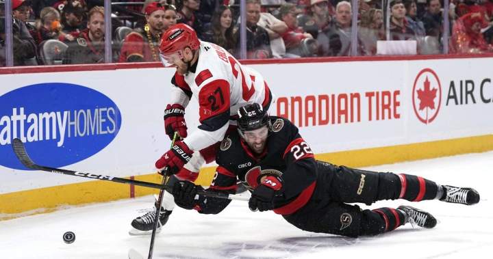 Sens facing elimination minus injured Sanderson