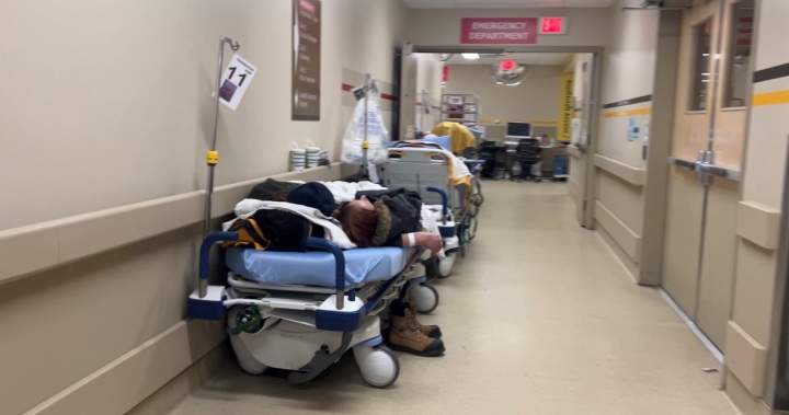 Hallway health care persists at Kelowna General Hospital as hospital floors sit empty