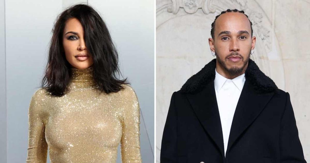 Kim Kardashian Shares Rare Glimpse of Lewis Hamilton on Instagram