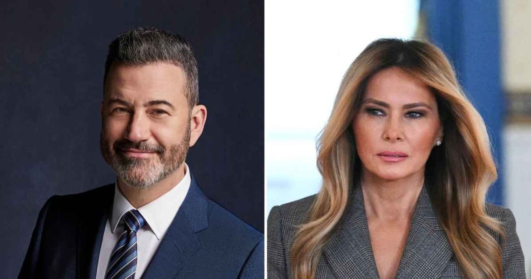 Jimmy Kimmel Weighs In After Melania Trump Shuts Down Epstein Rumors
