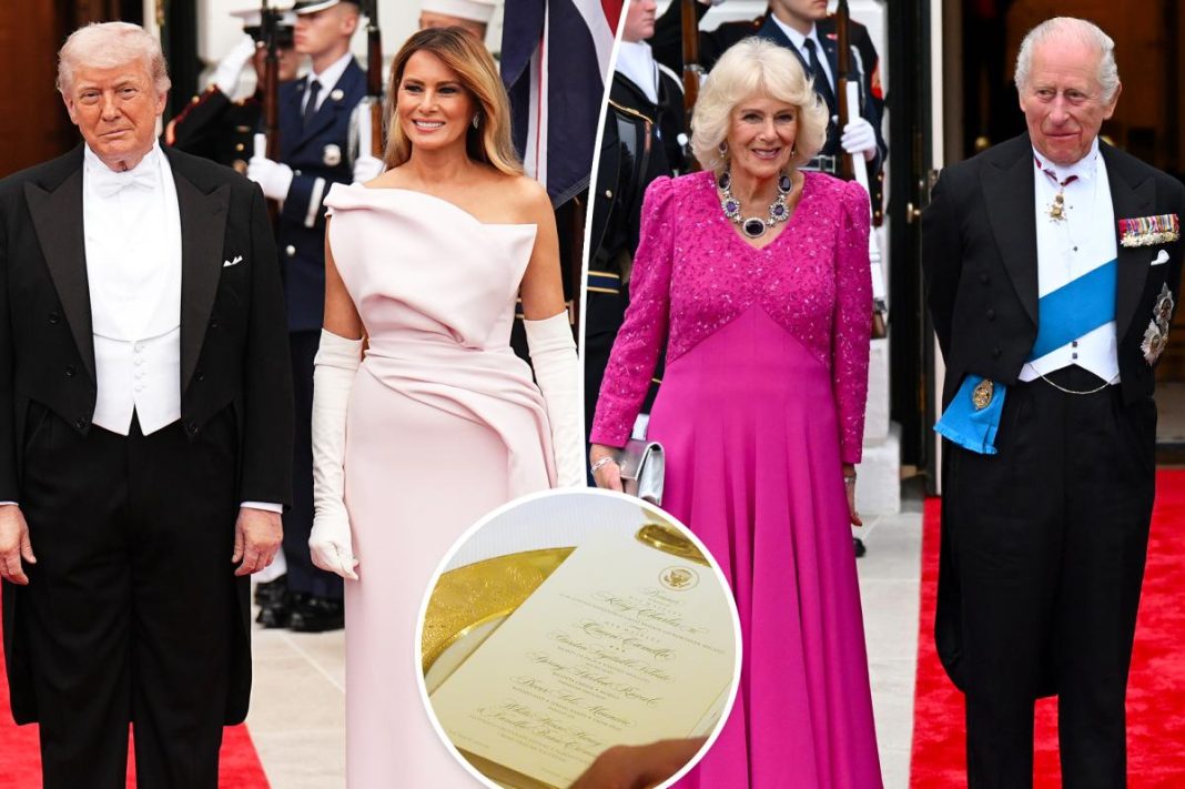 Melania Trump’s swanky handpicked menu for King Charles and Queen Camilla’s White House feast revealed