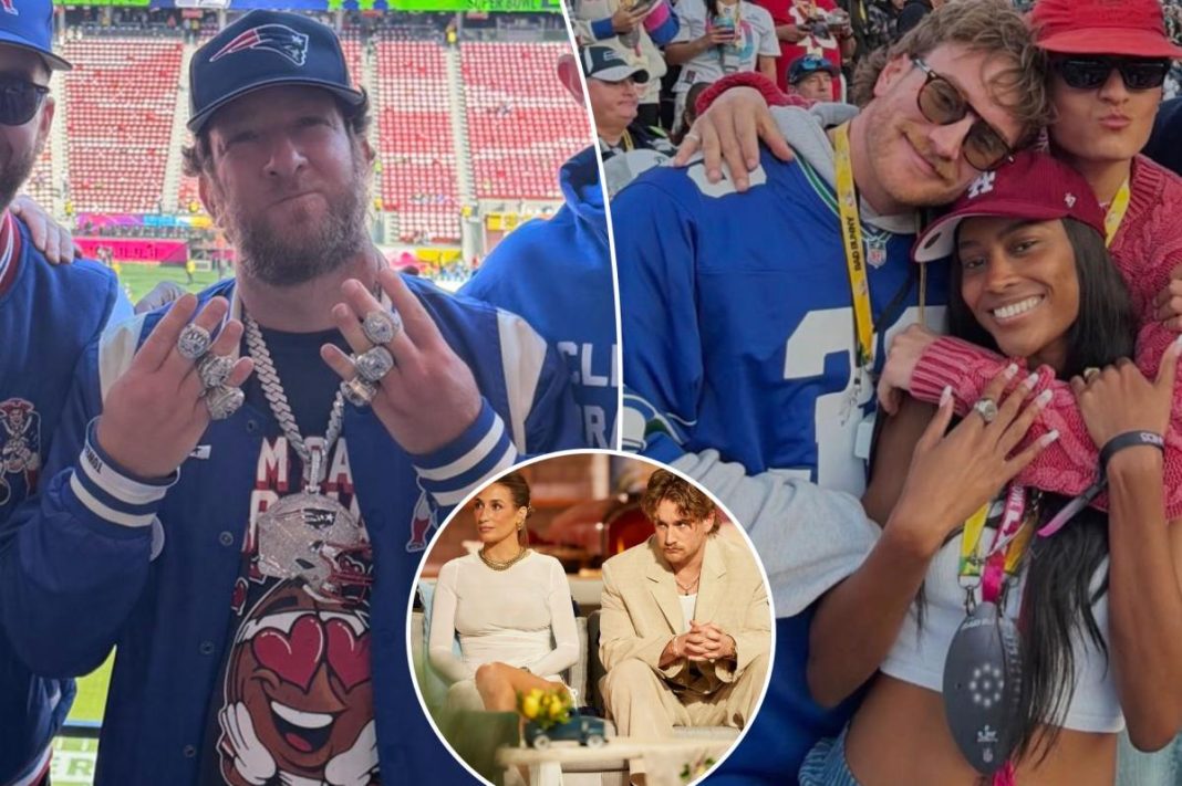 Dave Portnoy claims he heard about Amanda Batula and West Wilson’s secret romance at the Super Bowl