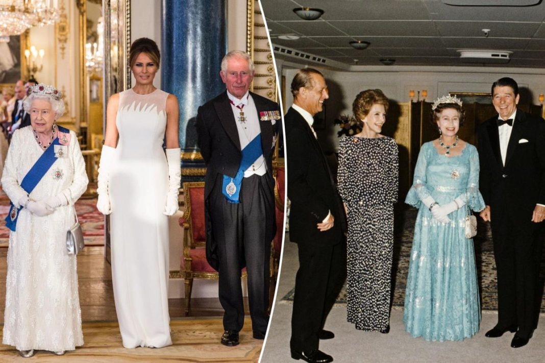 The Queen made fun of Melania Trump and Nancy Reagan behind their backs: book