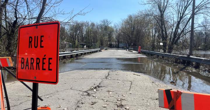 Montreal closes Île Mercier bridge to vehicles due to spring flooding