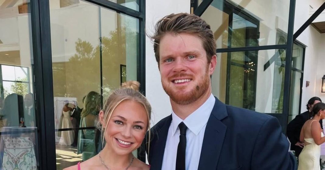 Seahawks QB Sam Darnold Marries Katie Hoofnagle in Star-Studded Wedding