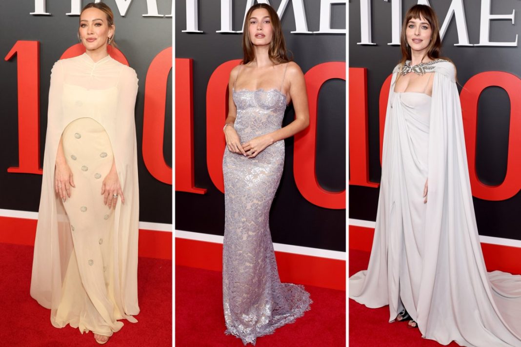 Time 100 Gala 2026 red carpet: Hailey Bieber, Hilary Duff, Dakota Johnson, and more