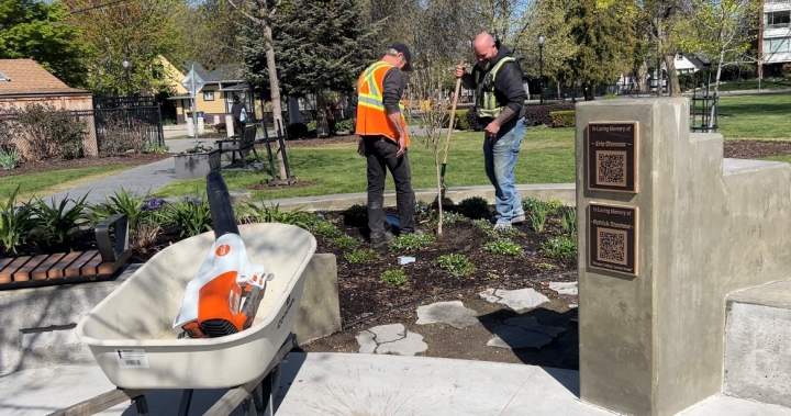 Community rallies to restore vandalized memorial garden in Kelowna