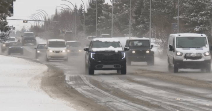 Edmonton gets another spring snowfall  — but there are benefits