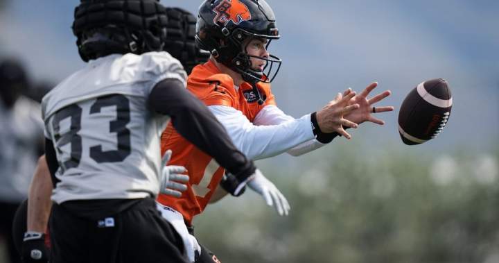 B.C. Lions looking to build as training camp opens