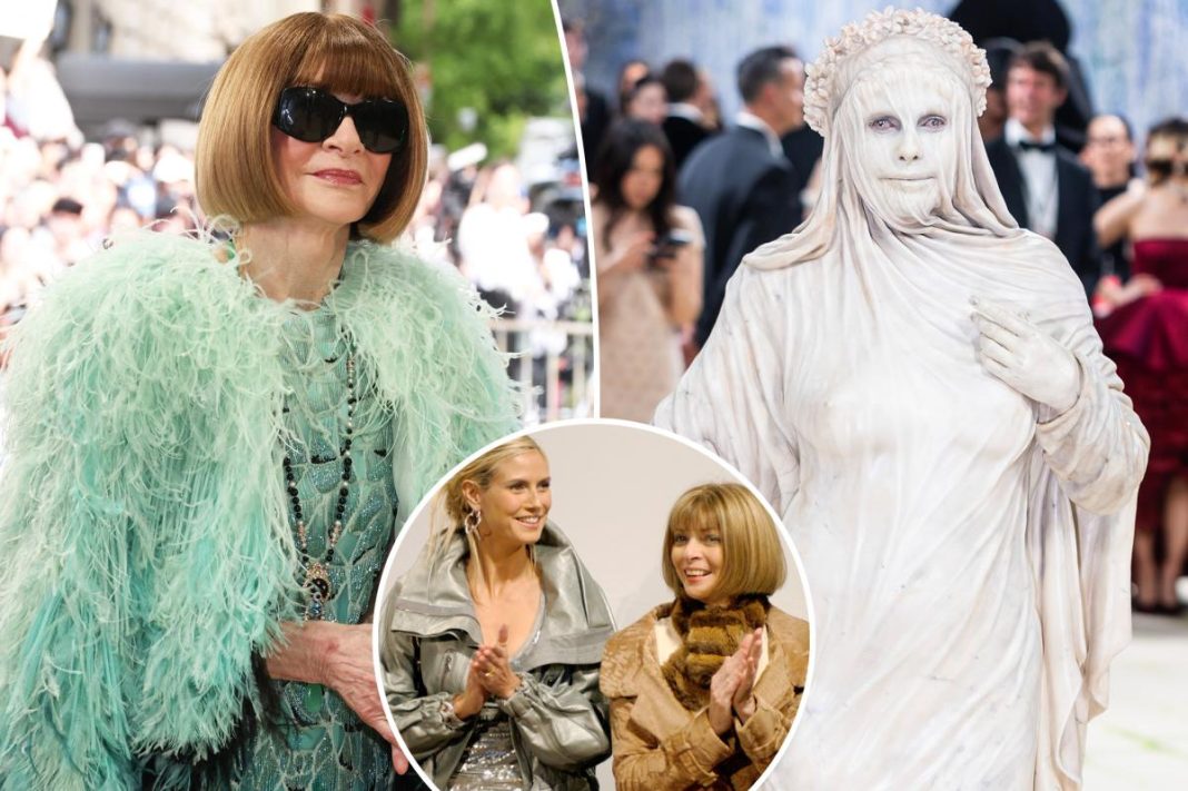 Heidi Klum was ‘worried’ Anna Wintour wouldn’t approve of her Met Gala statue prosthetics
