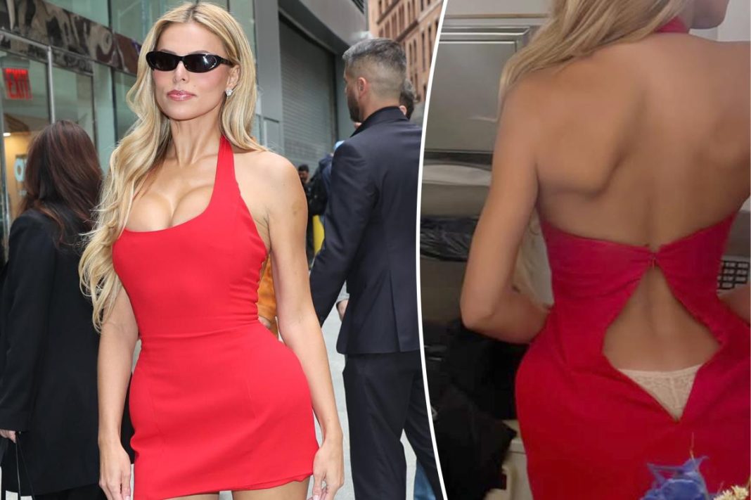 Brooks Nader narrowly avoids wardrobe malfunction minutes before ‘Baywatch’ reboot red carpet: ‘Chaos’