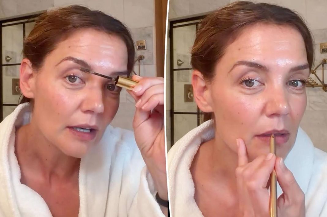 Katie Holmes’ ‘very minimal’ makeup routine is just six products: ‘Makes it easier’