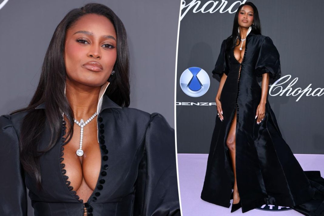 ‘Summer House’ star Ciara Miller is (barely) buttoned-up and dripping in diamonds at Cannes