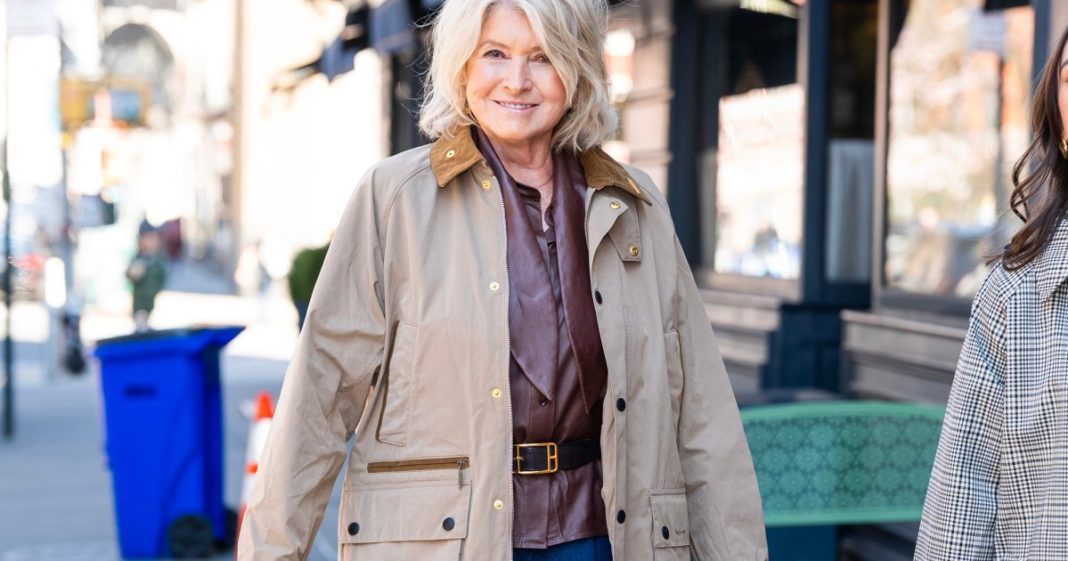 Martha Stewart's Drapey Denim Skirt Style Is Replacing Our Jeans
