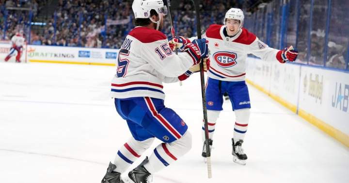 Lane Hutson’s ‘unreal motor’ on full display in Canadiens’ playoff run