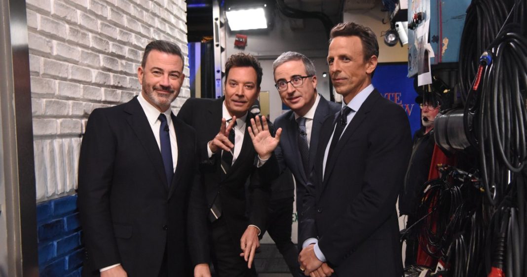 Late Night Hosts Roast Jimmy Kimmel Over Donald and Melania Trump Drama