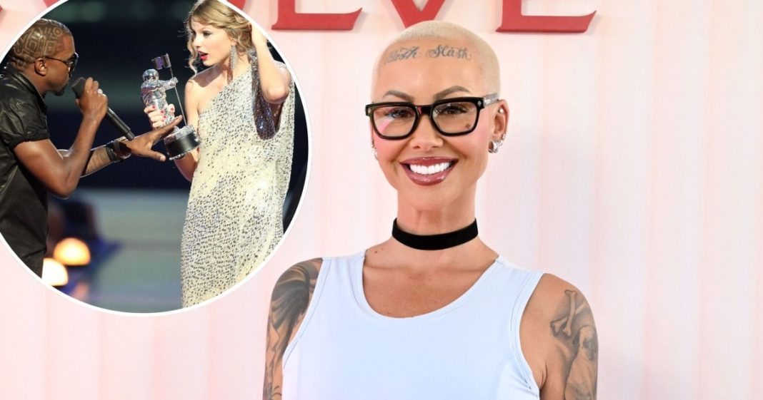 Why Amber Rose Is 'Partially' to Blame for Kanye, Taylor Swift VMAs Drama