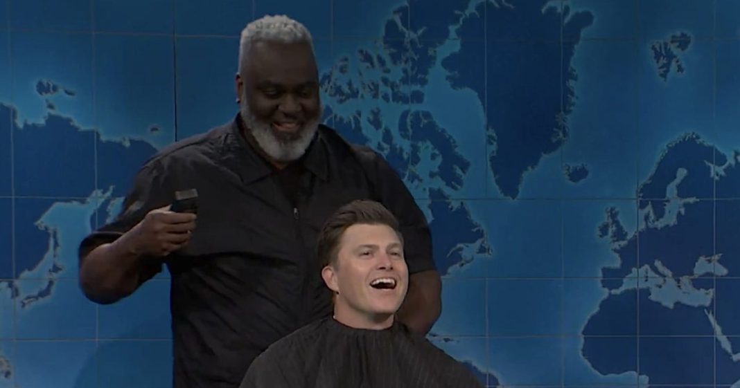 Colin Jost Is Nearly Forced to Shave Off His ‘Award-Winning’ Hair on ‘SNL’