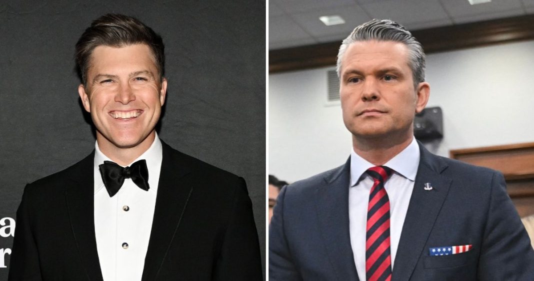 Colin Jost May Have Manifested Pete Hegseth's ‘Pulp Fiction’ Bible Quote
