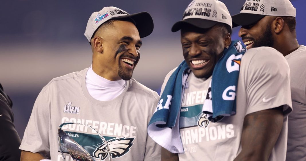 Eagles’ Jalen Hurts Breaks Silence on Rumored Feud With Teammate A.J. Brown