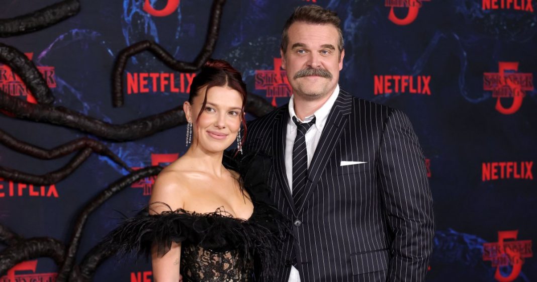 David Harbour Reunites With 'Stranger Things' Costars After Missing Events