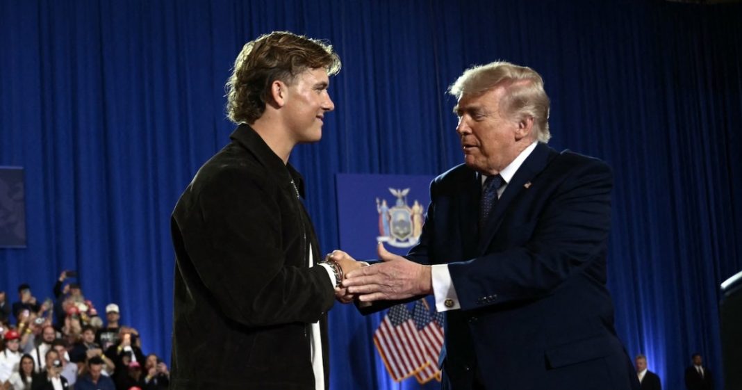 Donald Trump Weighs In On Jaxson Dart's Rally Attendance and Fierce Backlash
