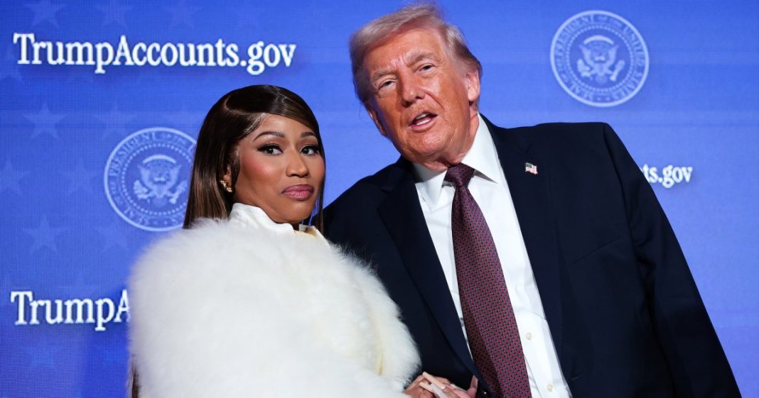 Nicki Minaj Claims 'Many Celebrities' Secretly Support President Trump