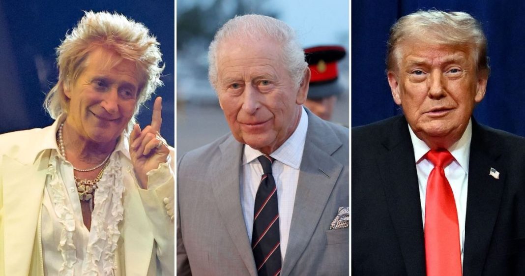 Rod Stewart Tells King Charles That Donald Trump Is a ‘Little Rat Bag’