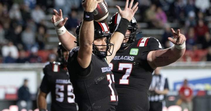 Redblacks down Alouettes 27-12 in pre-season game