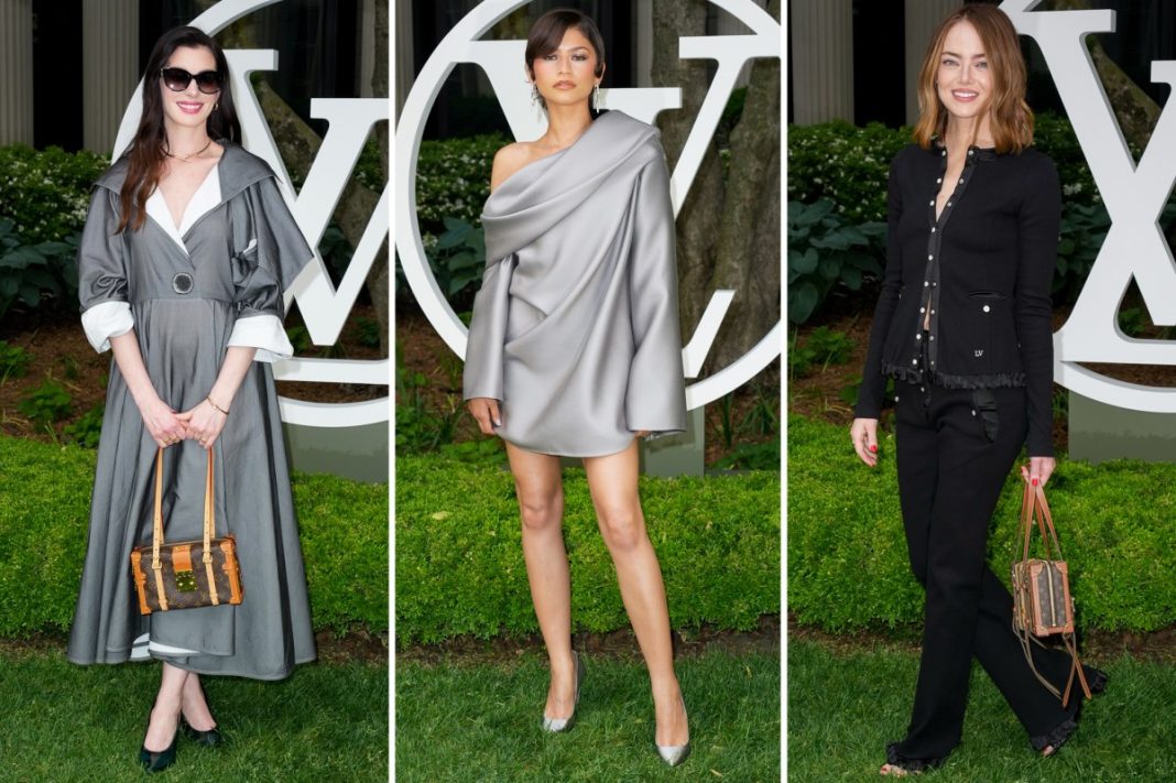 Louis Vuitton Cruise Collection 2027 red carpet: Zendaya, Anne Hathaway, and more