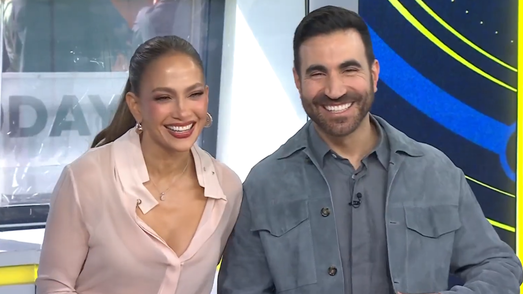 Jennifer Lopez and Brett Goldstein on TODAY.