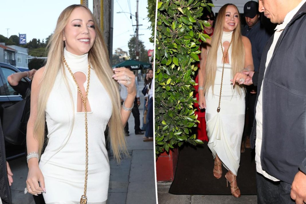 Mariah Carey finds the world’s most unusual use for a necklace